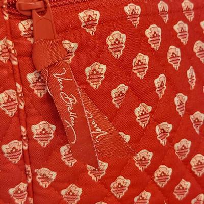 Red Quilted Vera Bradley Computer Tote