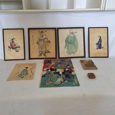 Vintage Asian Drawings & More (LR-JS)