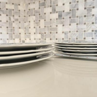 Blue Danube Blue Onion Pattern Dinner and Salad plates 9 plates total Made In Japan