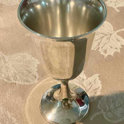 Sterling footed goblet, marked International Sterling P 661