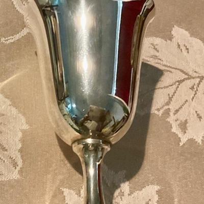 Sterling footed goblet, marked International Sterling P 661