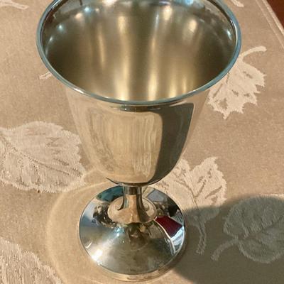 Sterling footed goblet, marked International Sterling P 661