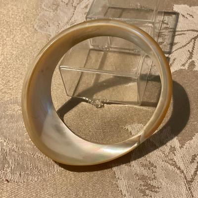 Sea shell Bangle, made from a large sea shell
