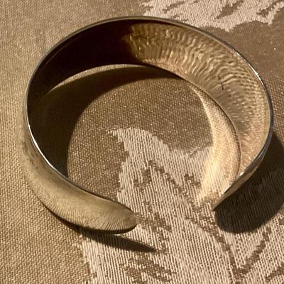 Monogrammed cuff bracelet made by Kirk&Son
