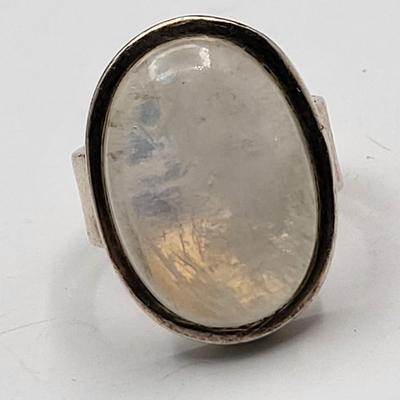 Opalescent Moonstone Ring & Pendant 28.9gr