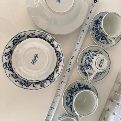 Blue Danube Made in Japan Cups and Saucers/ Bowls