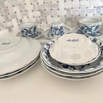 Blue Danube Made in Japan Cups and Saucers/ Bowls