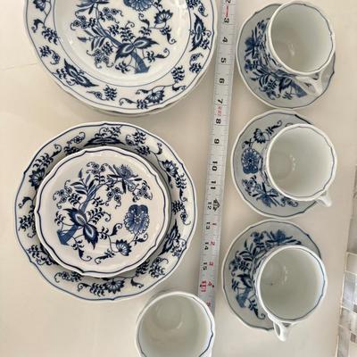 Blue Danube Made in Japan Cups and Saucers/ Bowls