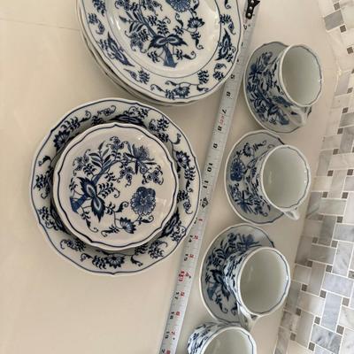 Blue Danube Made in Japan Cups and Saucers/ Bowls