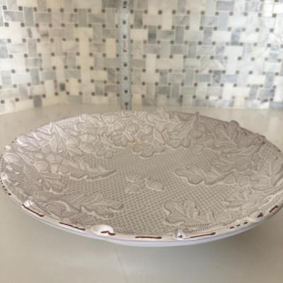 14” Mudpie shallow pottery bowl