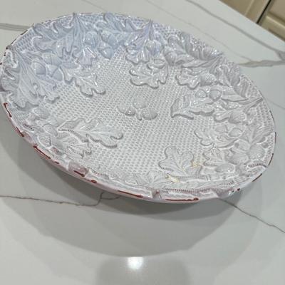 14” Mudpie shallow pottery bowl