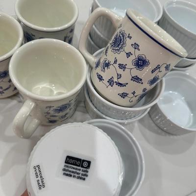 Pier One Kitchen Mugs and Home Ramekins
