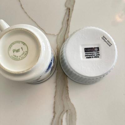 Pier One Kitchen Mugs and Home Ramekins