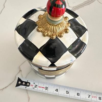Makenzie Childs Courtly Check Canister