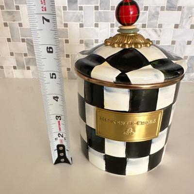 Makenzie Childs Courtly Check Canister