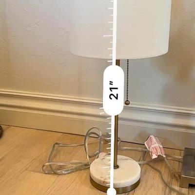 Table Lamp with Marble Base