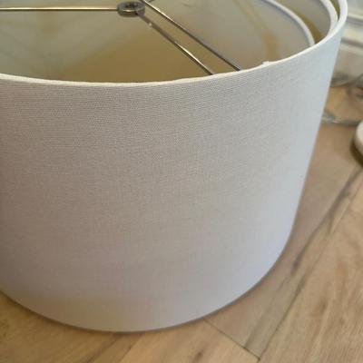 Set of 3 Drum Lampshades various sizes Beige color