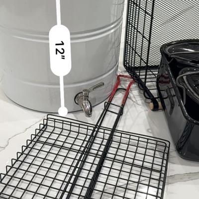 Drink Dispenser, wire basket, grill pan, and covered pan