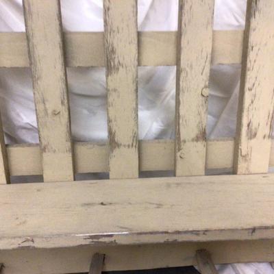 Wood Picket Fence Shel and Wood Magazine Holder