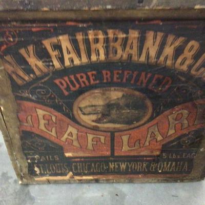 Leaf Lard Wood Box