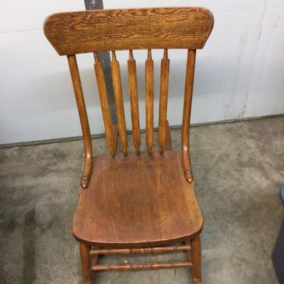 Wood Sewing Rocker