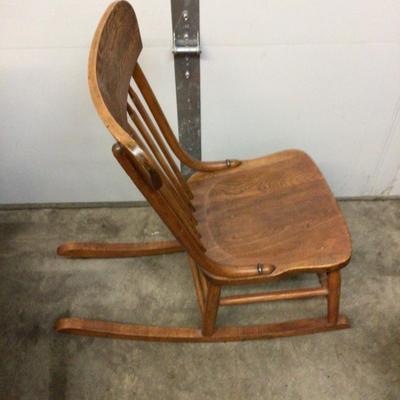 Wood Sewing Rocker