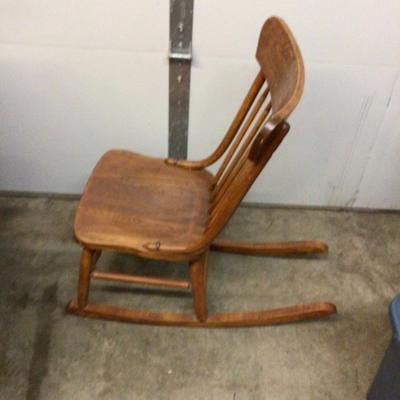 Wood Sewing Rocker