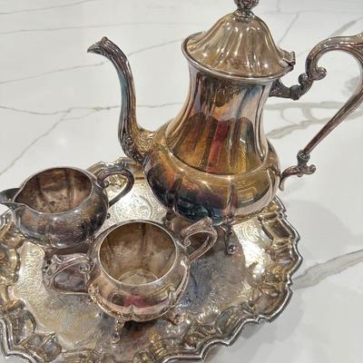 Silverplate Tea Set