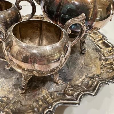 Silverplate Tea Set