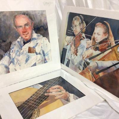 Three Sign Prints by Flom