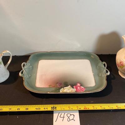 Beautiful Handprinted Rose Tray and More