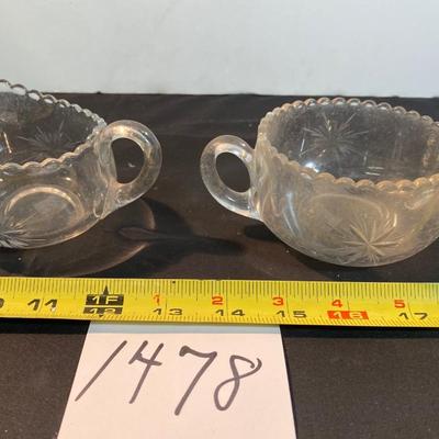 Vintage Cream and Sugar Set