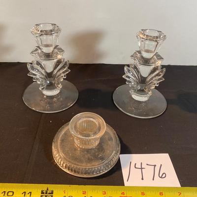 Vintage Fostoria Candlesticks