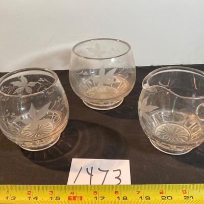Vintage Etched Set