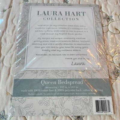 Laura Hart Collection Queen Bedspread New