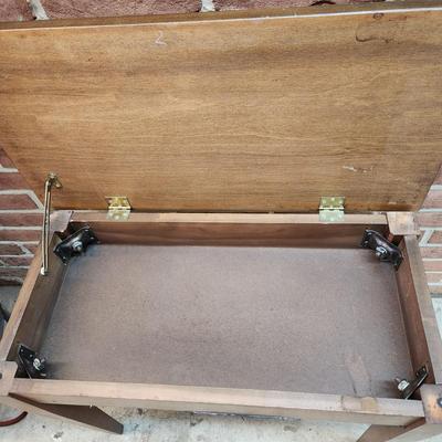 Solid wood Piano Bench with storage 25x13x22H