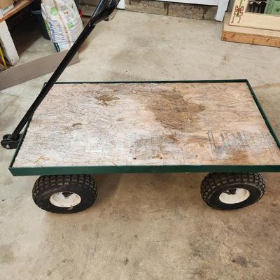 Yard Garage Pull Behind Cart Wagon