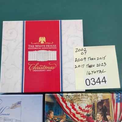 27 Years Collection of The White House Christmas Tree Decorations w Boxes
