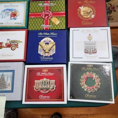 27 Years Collection of The White House Christmas Tree Decorations w Boxes
