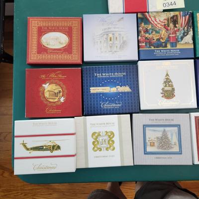 27 Years Collection of The White House Christmas Tree Decorations w Boxes