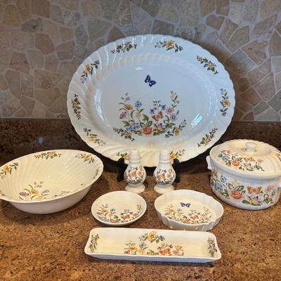 Vintage AYNSLEY Fine English Bone China, Cottage Garden