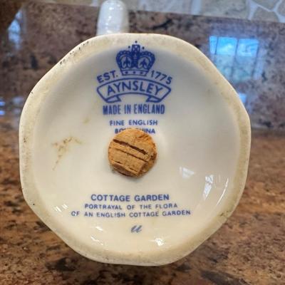 Vintage AYNSLEY Fine English Bone China, Cottage Garden