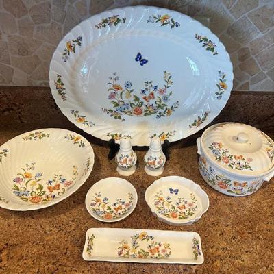 Vintage AYNSLEY Fine English Bone China, Cottage Garden