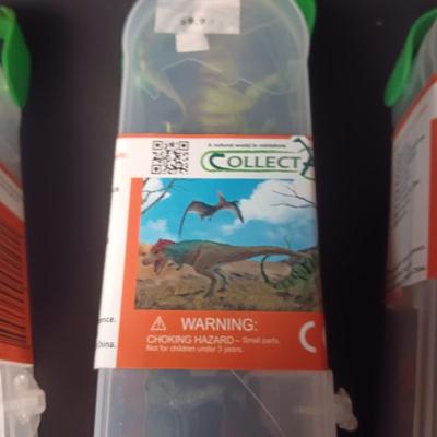 3 PACKAGES OF NEW MINIATURE TOY DINOSAURS