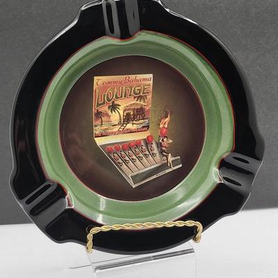 Tommy Bahama Ashtray & Vintage Ceramic Cigar/Pipe Stand