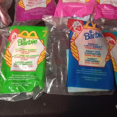 MCDONALD'S HAPPY MEAL "BARBIES" AND 3 BOXED SETS