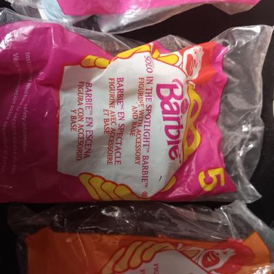 MCDONALD'S HAPPY MEAL "BARBIES" AND 3 BOXED SETS