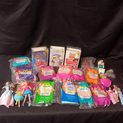 MCDONALD'S HAPPY MEAL "BARBIES" AND 3 BOXED SETS