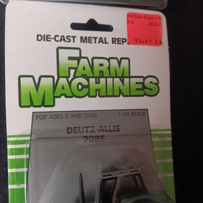 2 DIE-CAST TRACTORS