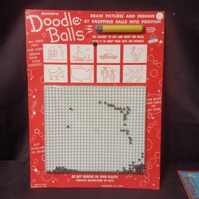 '55 RAGGEDY ANN PUZZLE, '70 DOODLE BALLS AND A PIX